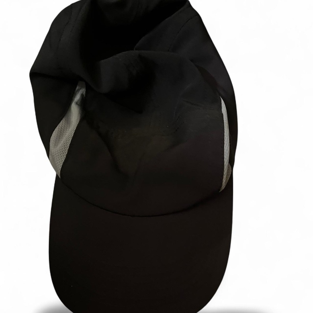 Black Cap with Reflective Stripes